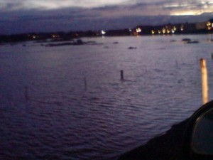 Looking at Sunset Beach over Diep River